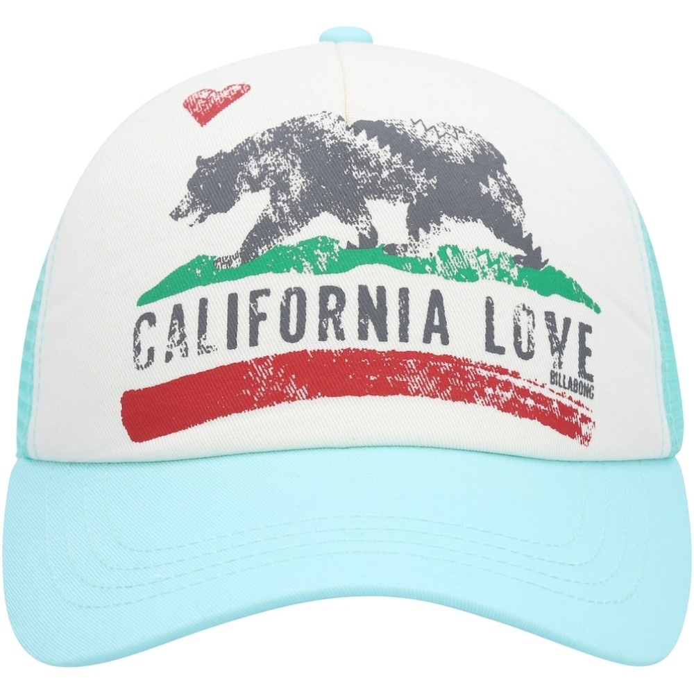Billabong Light Blue & White "California Love" Trucker Hat - Picture 2 of 4
